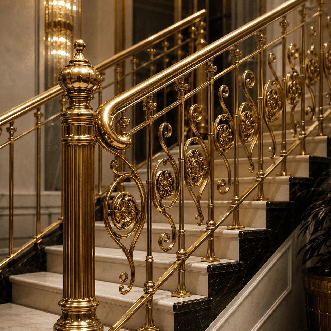 Brass Railings